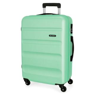 JOUMMABAGS Cestovní kufr ABS Roll Road Flex Green  ABS plast, 65 cm