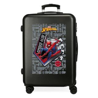 JOUMMABAGS Cestovní kufr ABS Spiderman Great Power black  ABS plast, 68 cm