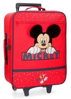 JOUMMABAGS Cestovní kufr Happy Mickey  Polyester, PVC, 50 cm