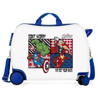 JOUMMABAGS Dětský kufřík na kolečkách All Avengers MAXI ABS plast, 50x38x20 cm, objem 34 l