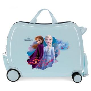 JOUMMABAGS Dětský kufřík na kolečkách Ledové Království Nature is magical MAXI ABS plast, 50x38x20 cm, objem 34 l