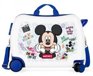 JOUMMABAGS Dětský kufřík na kolečkách Mickey Be cool MAXI ABS plast, 50x38x20 cm, objem 34 l