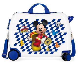 JOUMMABAGS Dětský kufřík na kolečkách Mickey Good Mood MAXI  ABS plast, 50x39x20 cm, objem 34 l