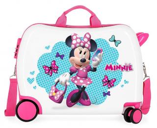JOUMMABAGS Dětský kufřík na kolečkách Minnie Good Mood MAXI  ABS plast, 50x39x20 cm, objem 34 l