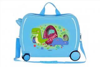JOUMMABAGS Dětský kufřík na kolečkách MOVOM Dino MAXI   ABS plast, 50x38x20 cm, objem 34 l