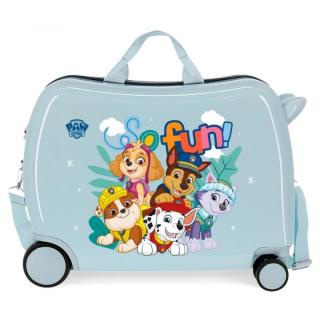 JOUMMABAGS Dětský kufřík na kolečkách Paw Patrol So Fun blue MAXI ABS plast, 50x38x20 cm, objem 34 l