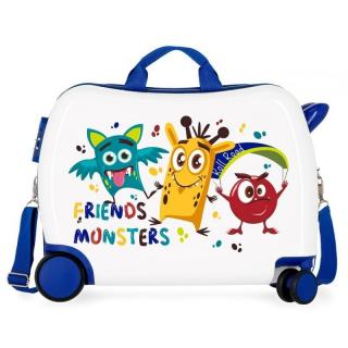 JOUMMABAGS Dětský kufřík na kolečkách Roll Road Little Me Friends MAXI ABS plast, 50x38x20 cm, objem 34 l