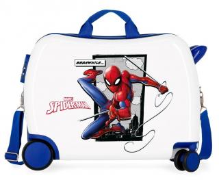 JOUMMABAGS Dětský kufřík na kolečkách Spiderman Action MAXI ABS plast, 50x38x20 cm, objem 34 l