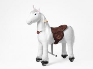 Ponnie Jezdící kůň Jednorožec Merlin S 3-6 let, max. váha jezdce 30 kg cm