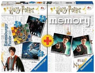 RAVENSBURGER Puzzle Harry Potter 3v1 papír, 25,36,49 dílků + pexeso