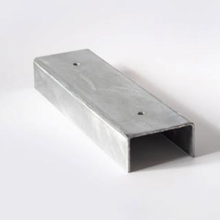 Držák podhrabové desky kovový 50/200 žárově zinkovaný 50 ks a více  (Žárově zinkovaný držák síla 2,0 mm)