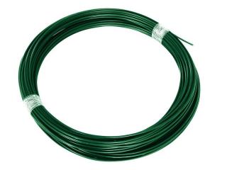 Napínací drát Zn+PVC 3,3/100m zelený balený (RAL 6005)