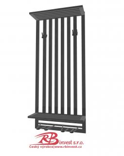 Radiátory předsíňová stěna  ELIS C18_123 V1850xS0800 02/03D (centrální/elektrické/kombi - pro všechny druhy obuvi)