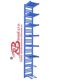 Sušáky ramínko-policové MS PLUS P216 V2050xS0288 (centrální/elektrické/kombi - dětská a kotníčková obuv)