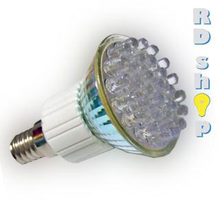 LED žárovka E14 DIP 30 3528 230V 1,5W studená bílá (LED E14)