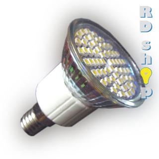 LED žárovka E14 SMD 60 3528 230V 3W teplá bílá (LED SMD)