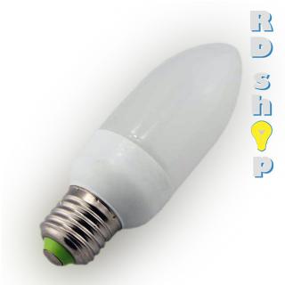 LED žárovka E27 230V 1,8W studená bílá A1 (LED E27 C35)