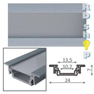 Profil pro LED pásky vložený (Lišta pro led pásek do drážky)