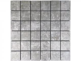 Mozaika imitace betonu čtverec světlý řezaný