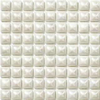 Mozaika perleť bílá