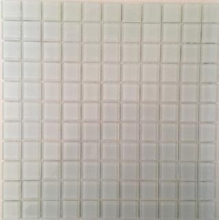 Skleněná mozaika bílá