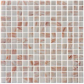 Skleněná mozaika MSG01 bílá žíhaná