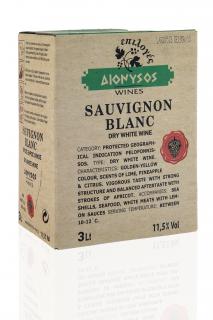 Bílé suché víno Sauvignon Blanc 3 l