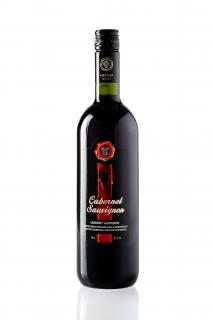 Červené suché víno Cabernet Sauvignon 750 ml