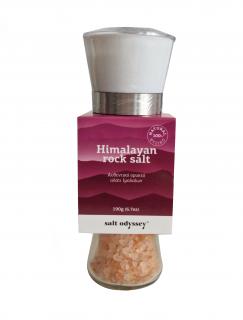 Himalájská růžová sůl 190 g mlýnek Salt Odyssey