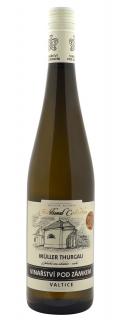 Müller Thurgau, jakostní víno odrůdové, bílé suché 750 ml