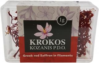 Řecký šafrán Krokos Kozanis PDO 1 g