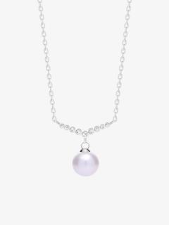 Precioa stříbrný náhrdelník Samoa, říční perla, bílá