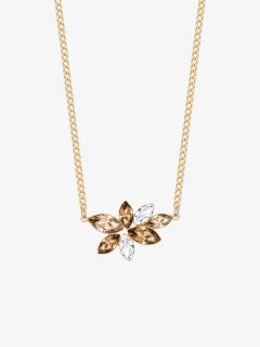 Preciosa bižuterní náhrdelník Flying Gem, kolibřík, český křišťál, zlatý