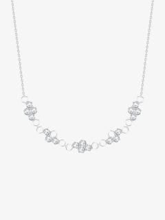 Preciosa stříbrný náhrdelník Lumina, kubická zirkonie, velký, bílý