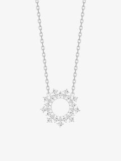 Preciosa stříbrný náhrdelník Orion, kubická zirkonie, bílý