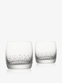 Skleničky na vodu, whisky Ledové sklenice s českým křišťálem Preciosa