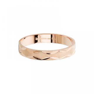 Stříbrný prsten Créativité Preciosa - růžový, vzorovaný Velikost prstenu: B (průměr 17 mm, CZ 53)