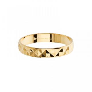 Stříbrný prsten Créativité Preciosa - zlatý, mozaika Velikost prstenu: BC (průměr 17,4 mm, CZ 55)