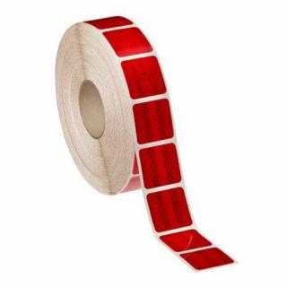 3M reflexní páska  Diamond Grade červená/ čtverce