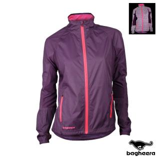 Bagheera - Reflexní bunda dámská - švestková  (Reflex jacket-  Woman - plum)
