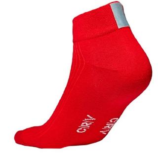 Ponožky ENIF s reflexním prvkem - červené