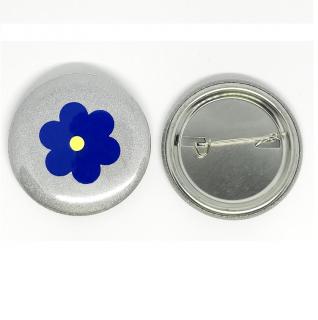 REFLEXNÍ připínací placka - Pomněnka (button)