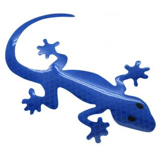 Reflexní samolepka - ještěrka / modrá