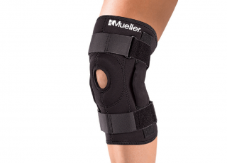 Mueller Hinged Knee Brace, Ortéza na koleno s kloubem, natahovací Velikost: S