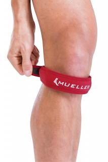 Mueller Jumpers Knee Strap Red, podkolenní pásek červený