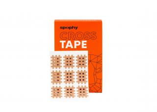 Spophy Cross Tape Rozměry: Typ Mix - A, 2,1 x 2,7 cm, B, 3,6 x 2,8 cm, C, 5,2 x 4,4 cm - 130 ks