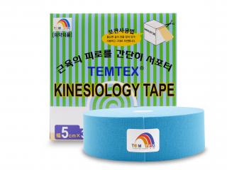 Temtex kinesio tape Classic XL, modrá tejpovací páska 5cm x 32m - Ekonomické balení