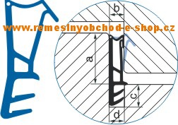 Těsnění,dveřní 15mm,hnědé (Těsnění,dveře,okna 15mm,hnědé)