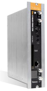 564301 transmodulátor vstup 3x DVB-S2 / DVB-T, výstup 2x DVB-T, CI, T0X