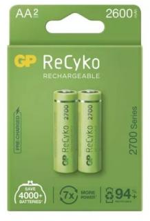Baterie GP ReCyko 2700 HR6 (AA), krabička 2 kusy